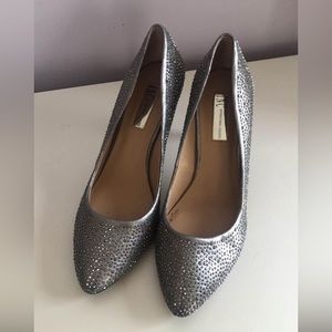 Silver Sequined NYE Heels